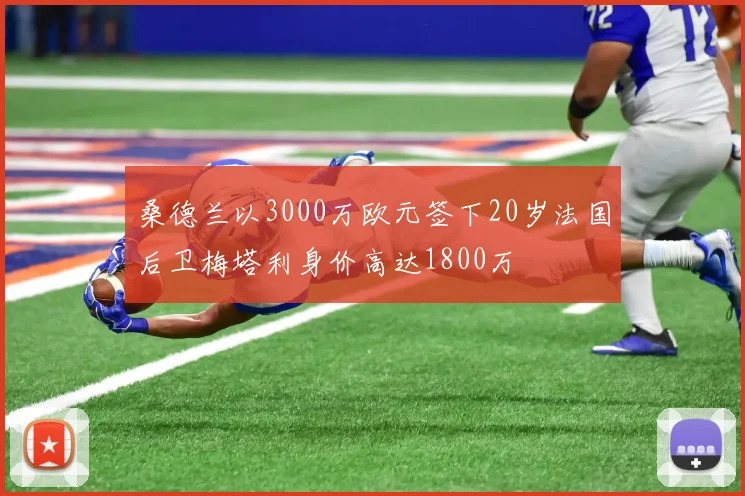 桑德兰以3000万欧元签下20岁法国后卫梅塔利身价高达1800万